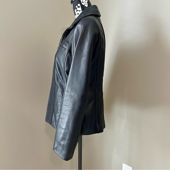 Avanti | Women’s 100% Leather Jacket/Coat, Full Zip, Lined, Black, M - Picture 2 of 14